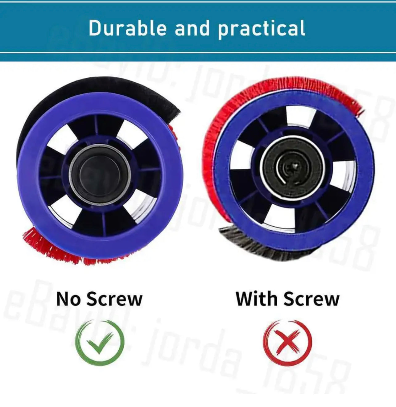 DYSON compatible V7 V6 Cordless Vacuum Cleaner Brushroll Head Brush Bar Roller 240mm