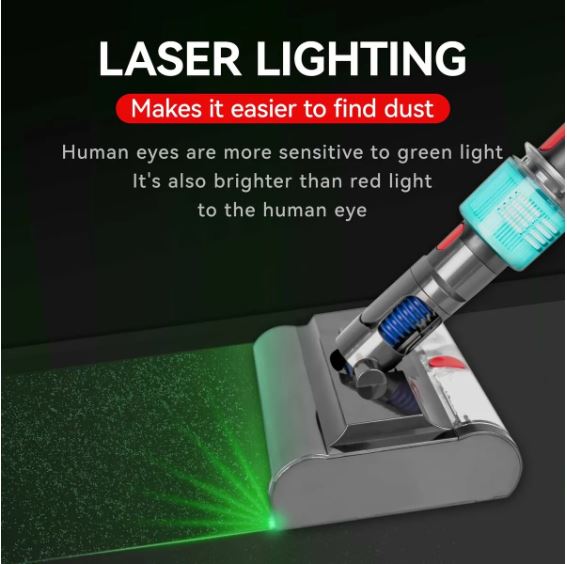 Electric Wet Dry Mopping Head Soft Brush Compatible With Dyson V7 V8 V10 V11 V15 Floor Scrubber With WaterTank