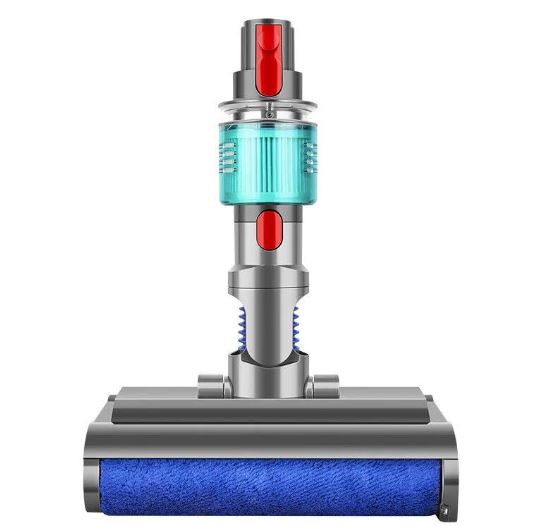 Electric Wet Dry Mopping Head Soft Brush Compatible With Dyson V7 V8 V10 V11 V15 Floor Scrubber With WaterTank