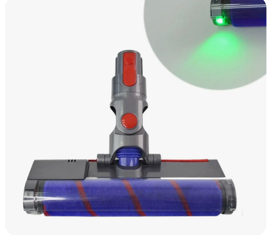 Fluffy head with laser light for Dyson V7 V8 V10 V11 & V15