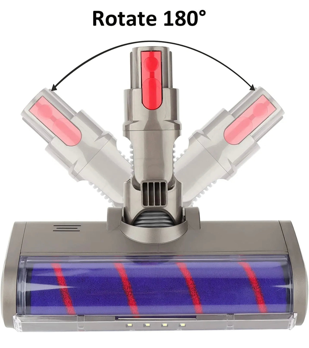 For Dyson Compatible V7 V8 V10 V11 V12 V15 soft roll hard floor head LED lights