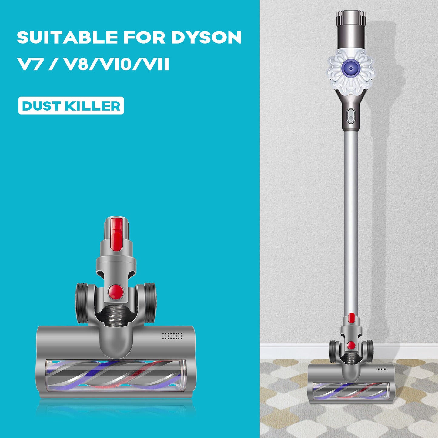 Turbo Brush Roller Compatible with Dyson V7 to V15