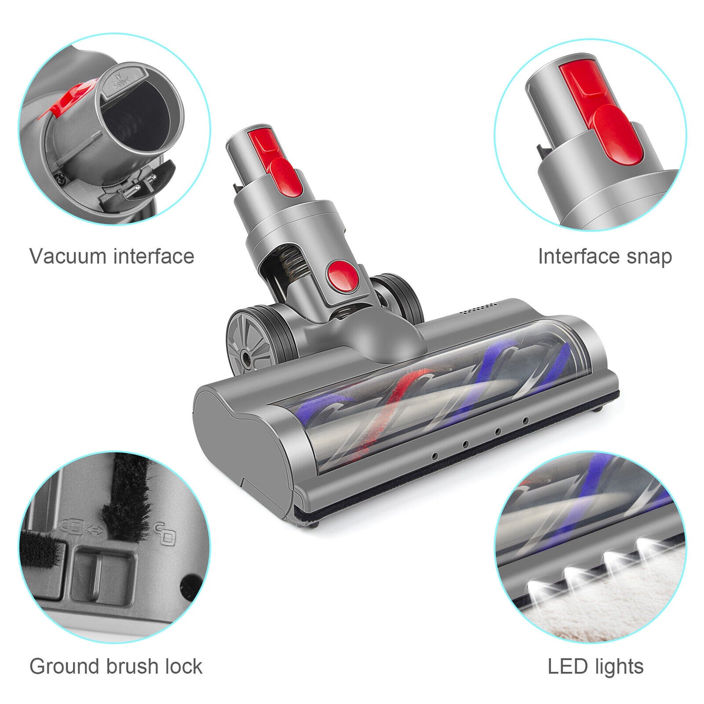 Turbo Brush Roller Compatible with Dyson V7 to V15