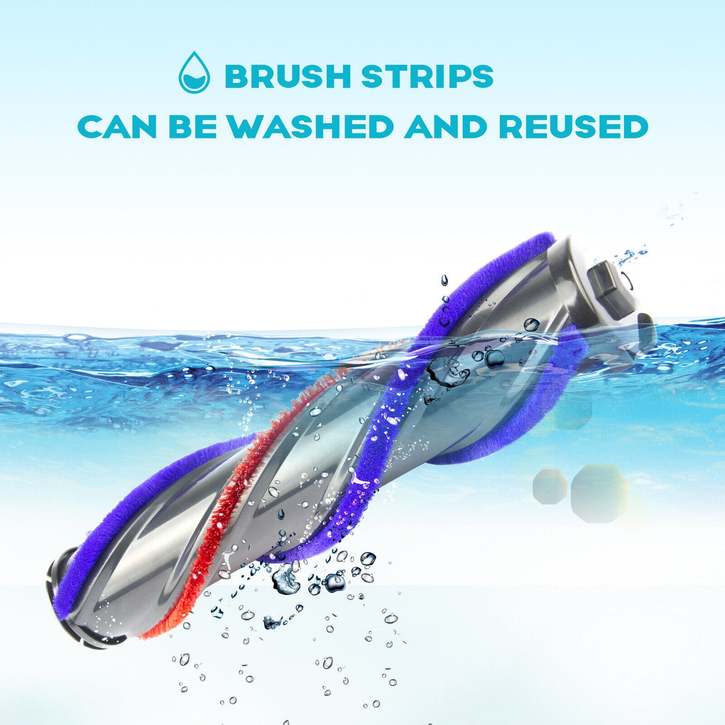 Turbo Brush Roller Compatible with Dyson V7 to V15